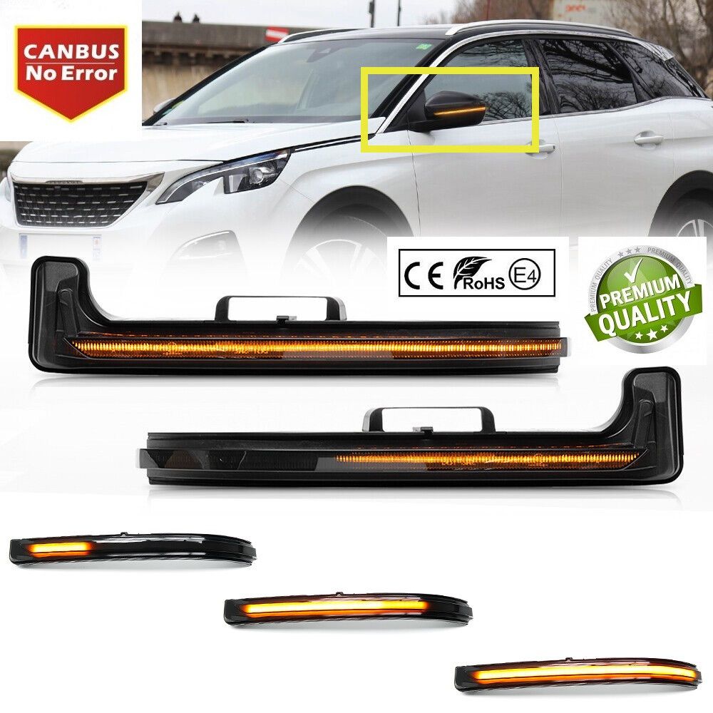 LED BOCNI DYNAMIC MIGAVCI U RETROVIZORU, TIPSKI - CITROEN - SMOKE LENS 172014 Beograd Zemun